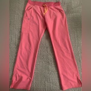 EUC Figs Ltd Edition Neon Pink Yola 2.0 Skinny Scrub Pant